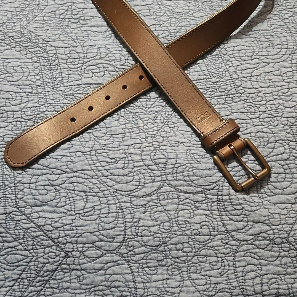Levi's Men's Brown Leather Belt Size 40